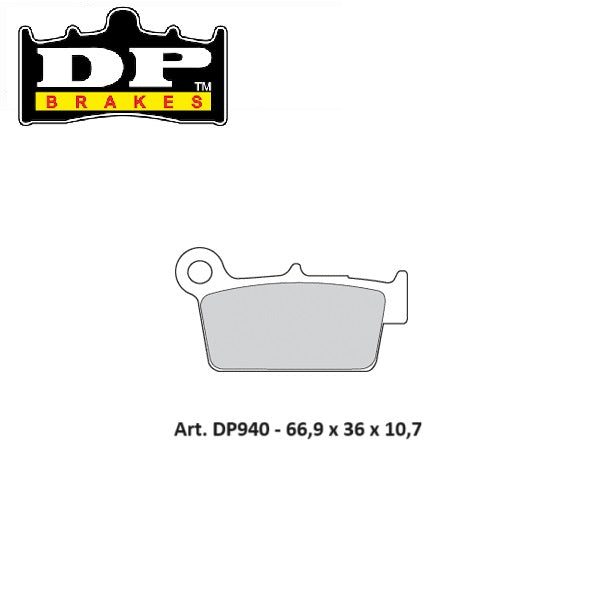 PASTIGLIE FRENO POSTERIORI DP SINTERIZZATE STD YAMAHA YZ 250 2003-2022