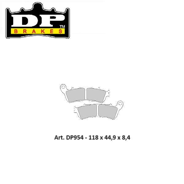 PASTIGLIE FRENO ANTERIORI DP SINTERIZZATE STD HONDA CB 1000 R ABS 2009-2016