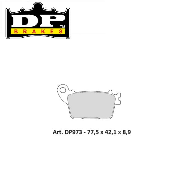PASTIGLIE FRENO POSTERIORI DP SINTERIZZATE STD HONDA CBR 1000 RR C-ABS 2009-2016