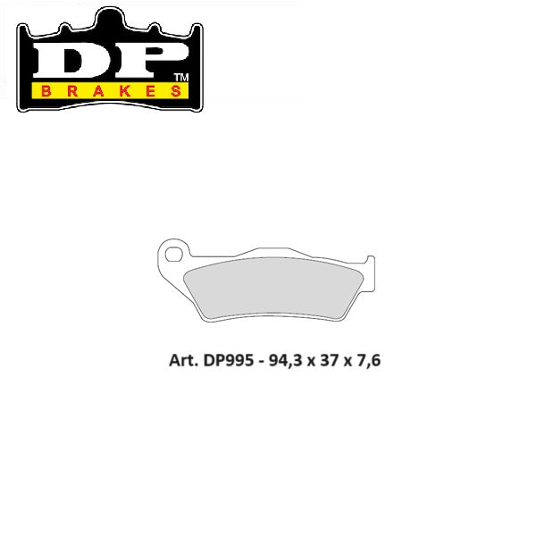 PASTIGLIE FRENO POSTERIORI DP SINTERIZZATE STD KTM 950 Super Enduro R 2007-2010