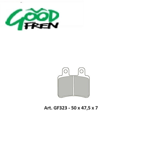 PASTIGLIE FRENO POSTERIORI GOOD FREN SEMISINTERIZZATE MALAGUTI XSM 50 2003-0