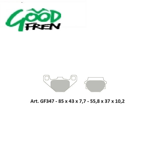 PASTIGLIE FRENO POSTERIORI GOOD FREN SEMISINTERIZZATE APRILIA Tuareg 350 1989-1989