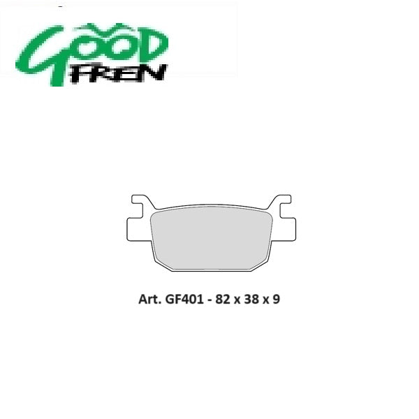 PASTIGLIE FRENO POSTERIORI GOOD FREN SEMISINTERIZZATE HONDA SH 300 2007-2018