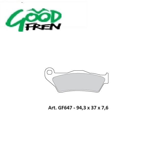 PASTIGLIE FRENO ANTERIORI GOOD FREN SEMISINTERIZZATE GAS GAS EC 300 2021-2023