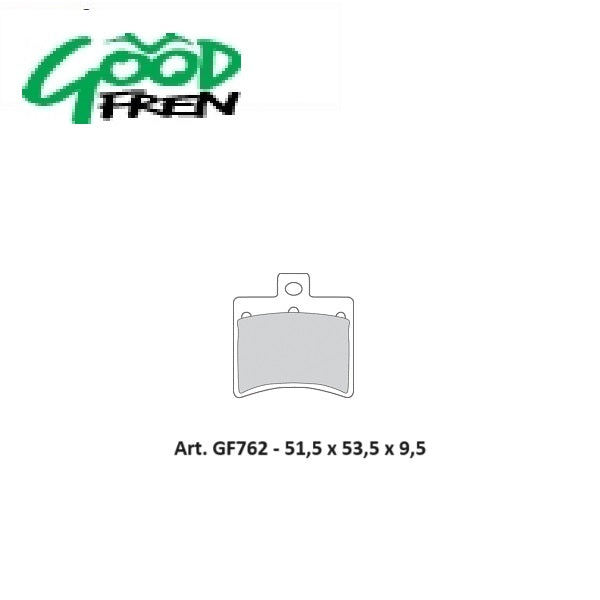 PASTIGLIE FRENO POSTERIORI GOOD FREN SEMISINTERIZZATE APRILIA SR 50 2000-0
