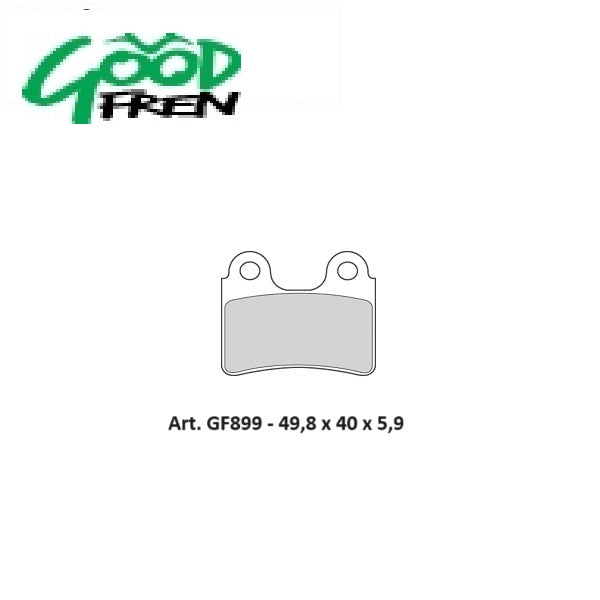 PASTIGLIE FRENO ANTERIORI GOOD FREN SEMISINTERIZZATE GAS GAS TXT 280 2002-2014