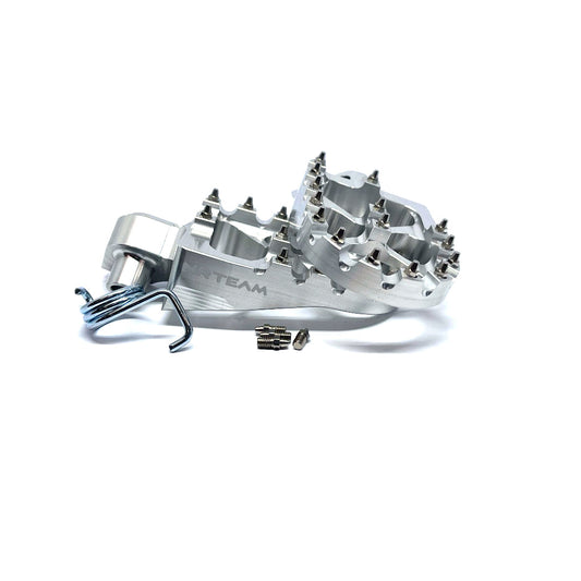 COPPIA PEDANE IN ERGAL GASGAS 250 MC (24) GRIGIE