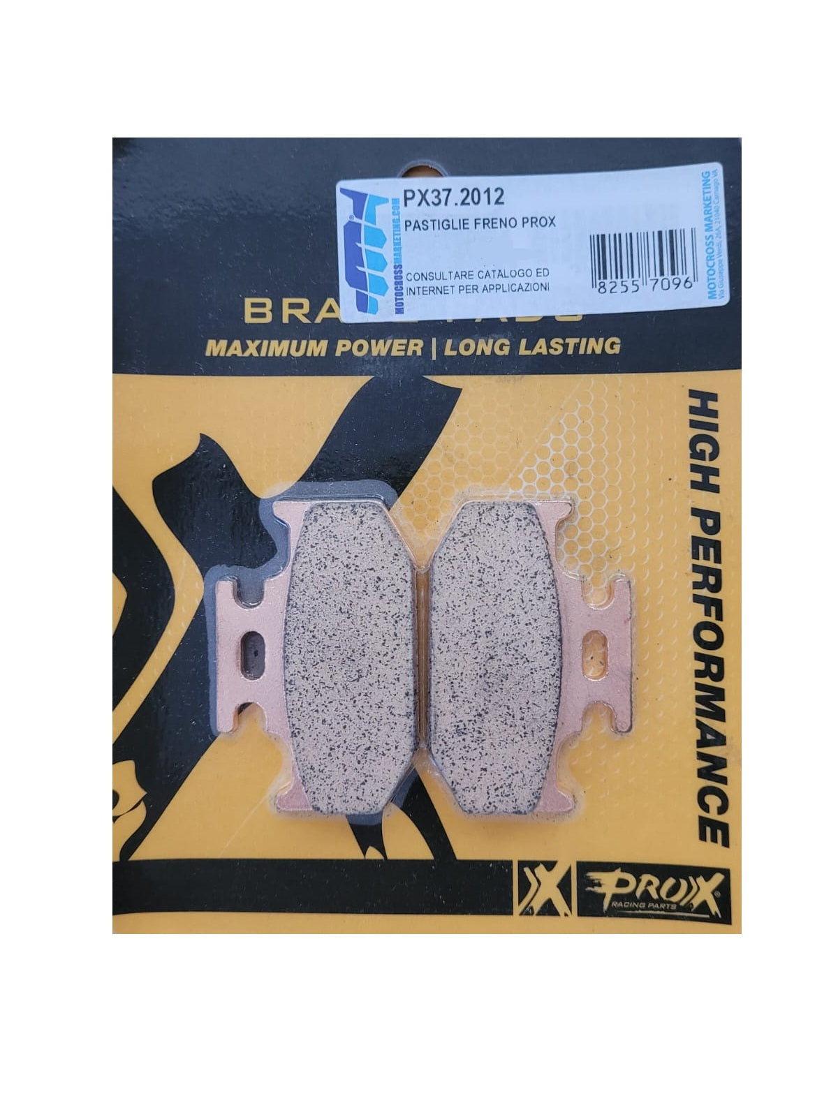 KIT PASTIGLIE FRENO PROX SINTERIZZATE POSTERIORI KAWASAKI KX 250 1989-1994