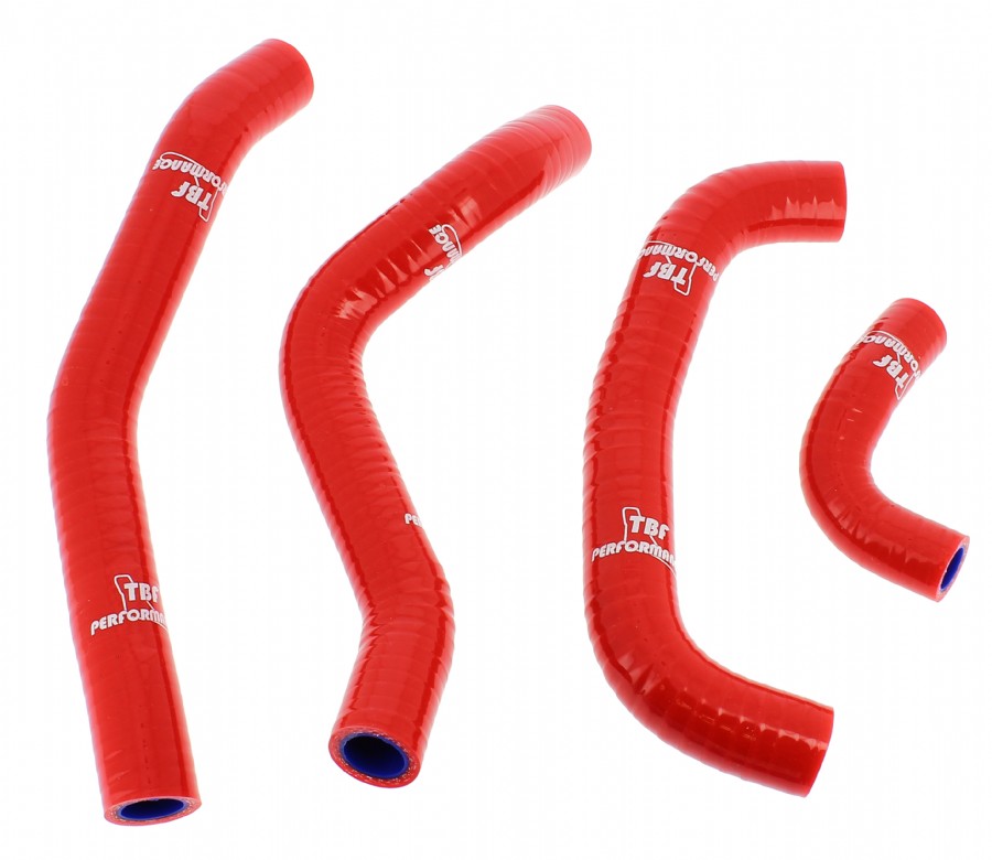 KIT MANICOTTI RADIATORE TBF PERFORMANCE HONDA CRF 250 R 2018-2021 COLORE ROSSO