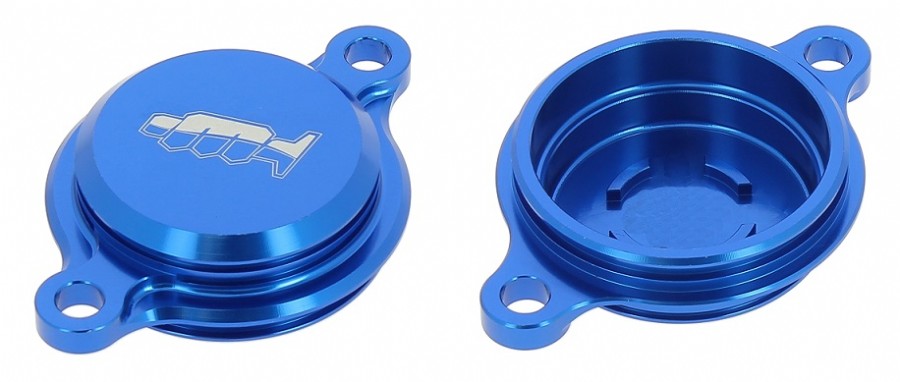 COPERCHIO FILTRO OLIO YAMAHA YZ 450 F 2010-2022 Blu