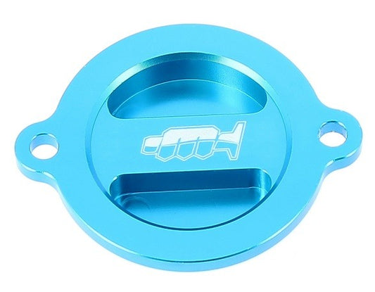 COPERCHIO FILTRO OLIO HUSQVARNA 450 FE 2014-2016 Azzurro