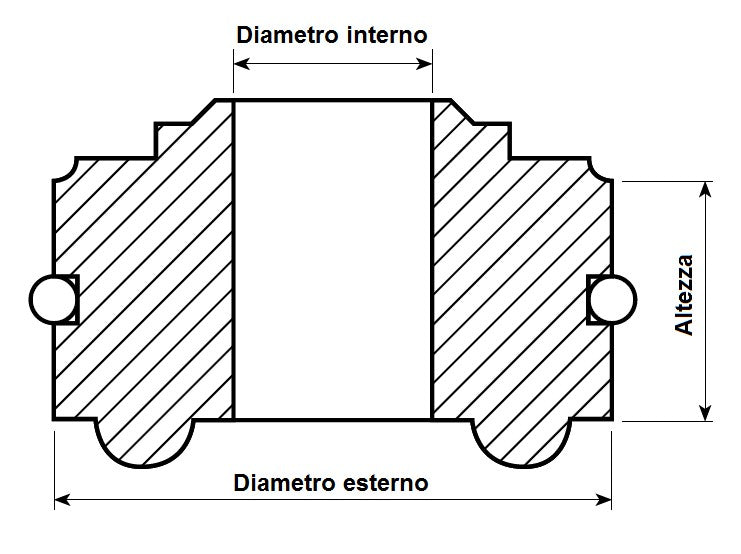 TESTINA COMPLETA AMMORTIZZATORE KYB YAMAHA YZ 250 2000-2004