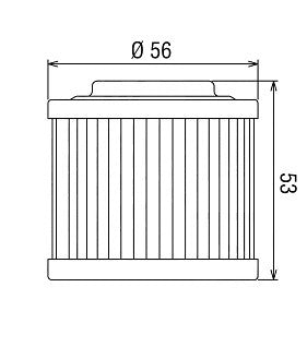 FILTRO OLIO HIFLO ROTAX 500 cc