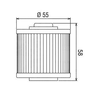 FILTRO OLIO HIFLO YAMAHA XVS 1100 1999-2009