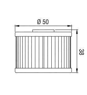 FILTRO OLIO HIFLO HONDA XR 250 R 1990-2004