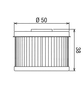 FILTRO OLIO HIFLO HONDA XL 125 V Varadero 2001-2014