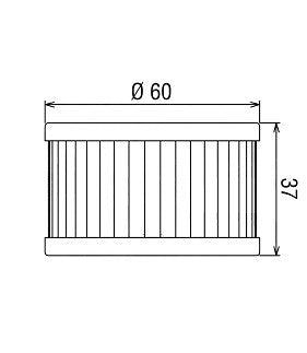 FILTRO OLIO HIFLO SUZUKI XF 650 Freewind 1997-2002