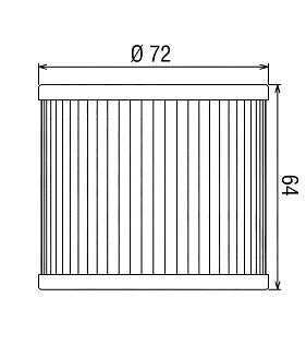 FILTRO OLIO HIFLO SUZUKI GSX 400 1980-1990