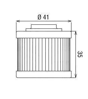 FILTRO OLIO HIFLO APRILIA Scarabeo 125 2007-2015