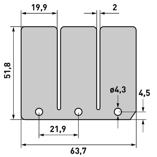 kit lamelle ASPIRAZIONE carbono racing KTM 300 GS 1993-1997