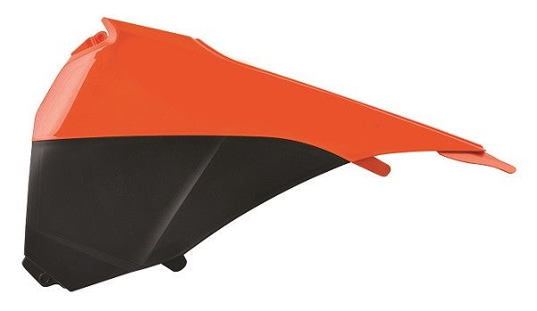 POLISPORT - COPERCHI LATERALI CASSA FILTRO KTM 350 SX F 2013-2015 COLORE: ARANCIONE/NERO - FINITURA LUCIDA COME MODELLI 2015