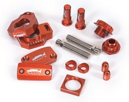 KIT PARTI ANODIZZATE KTM 125 SX 2014-2015 Colore: Arancione