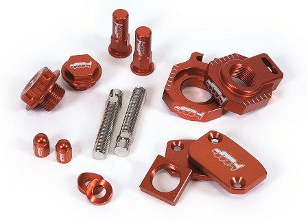 KIT PARTI ANODIZZATE KTM 450 EXC 2014-2022 Colore: Arancione