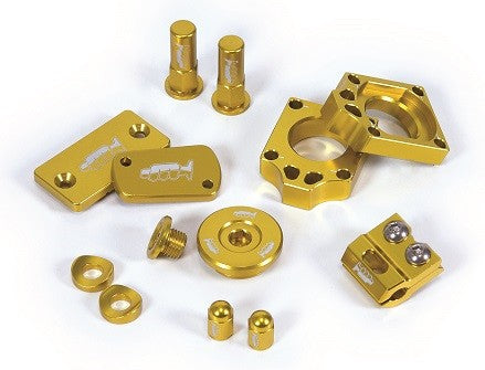 KIT PARTI ANODIZZATE SUZUKI RMZ 250 2007-2022 Colore: Giallo