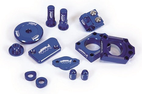 KIT PARTI ANODIZZATE YAMAHA YZ 450 F 2010-2013 Colore: Blu