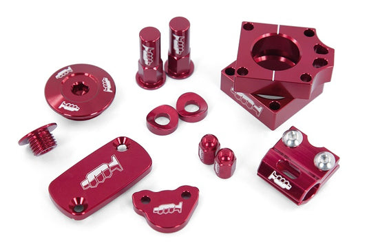 KIT PARTI ANODIZZATE HONDA CRF 250 R 2010-2017 Colore: Rosso