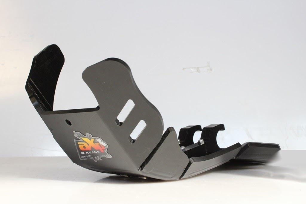 Piastra paramotore Xtrem AXP RACING 8mm con protezione leverismi KTM 125 SX 2017-2022