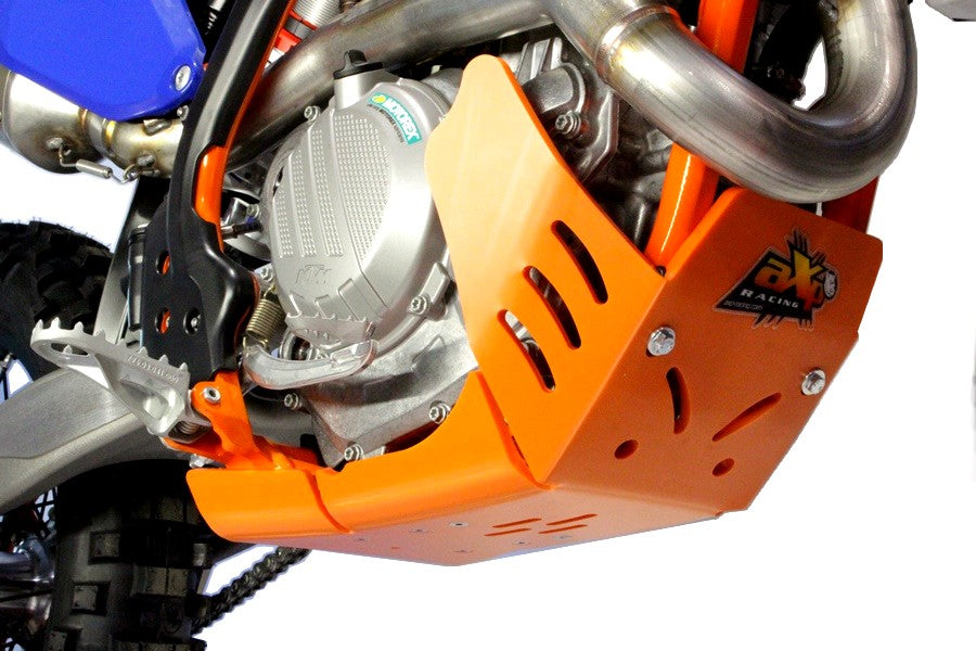 Piastra paramotore Xtrem AXP RACING 8mm con protezione leverismi KTM 450 EXC 2017-2023