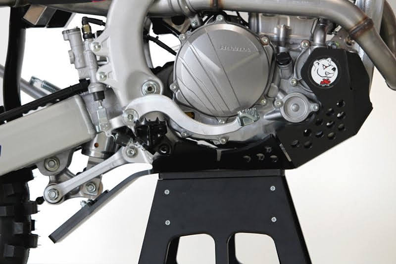 Piastra paramotore Xtrem AXP RACING 8mm con protezione leverismi HONDA CRF 250 R 2022-2023