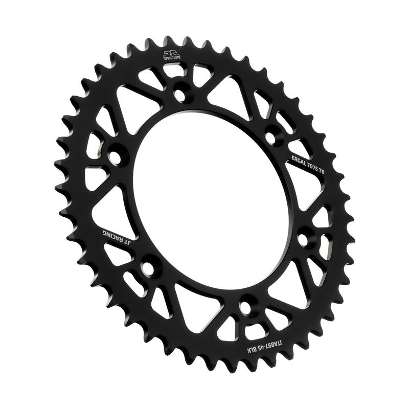 CORONA ERGAL JT RACELITE 45 denti - Colore Nero KTM 125 GS 1988-1997