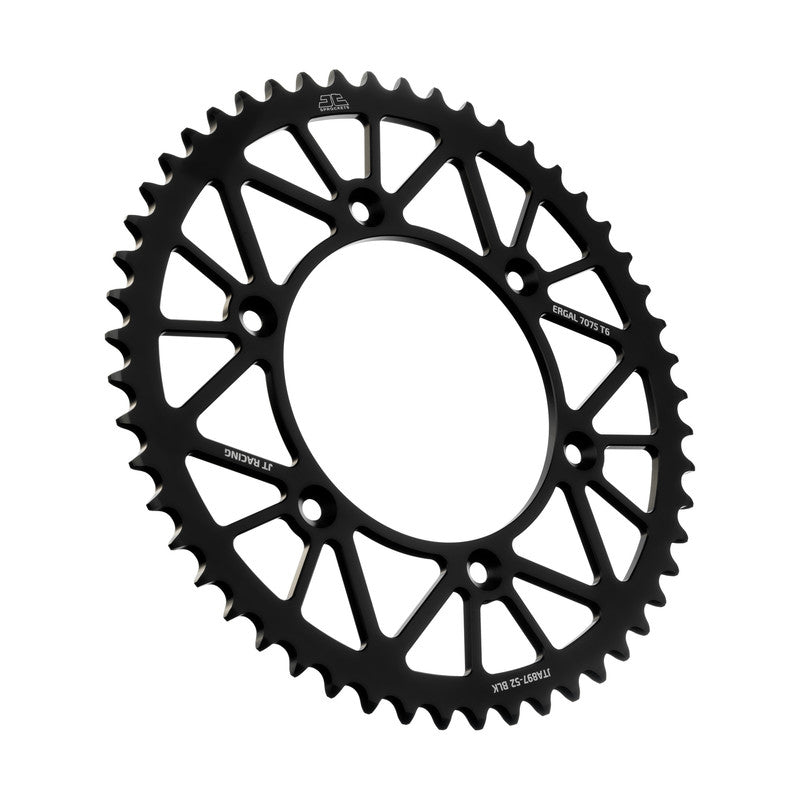 CORONA ERGAL JT RACELITE 52 denti - Colore Nero KTM 250 GS 1991-1997