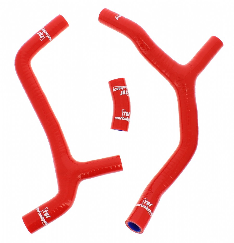 KIT MANICOTTI RADIATORE TBF PERFORMANCE HONDA CRF 450 R 2009-2012 COLORE ROSSO
