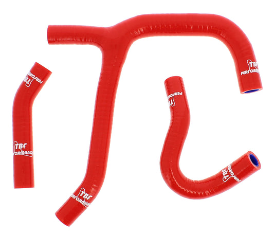 KIT MANICOTTI RADIATORE TBF PERFORMANCE HONDA CRF 250 R 2014-2015 COLORE ROSSO