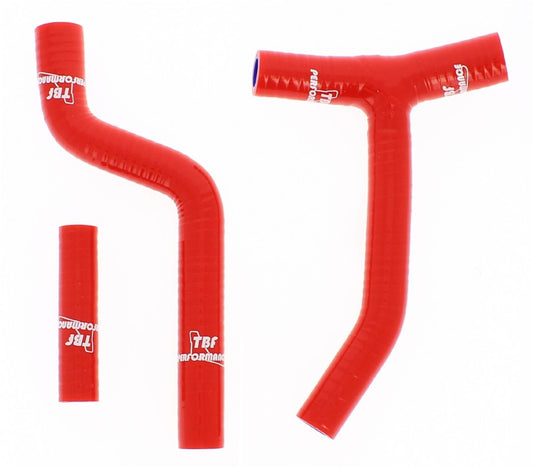 KIT MANICOTTI RADIATORE TBF PERFORMANCE YAMAHA YZ 250 F 2010-2013 COLORE ROSSO