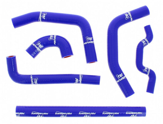 KIT MANICOTTI RADIATORE TBF PERFORMANCE KAWASAKI KX 250 F 2013-2016 COLORE BLU