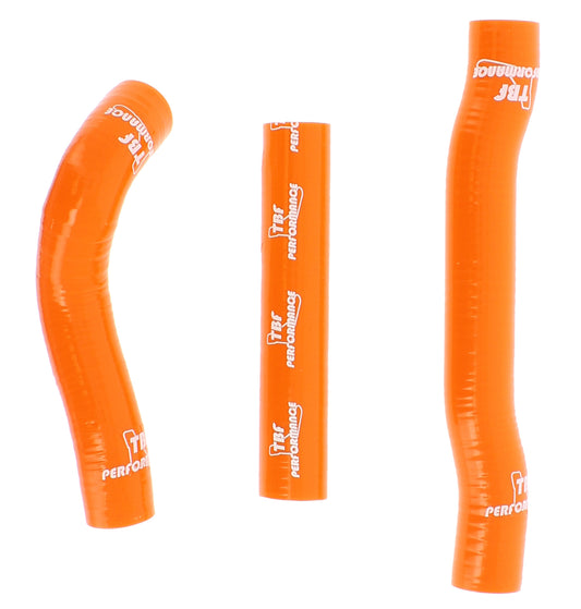 KIT MANICOTTI RADIATORE TBF PERFORMANCE KTM 125 XC-W 2017-2019 COLORE ARANCIONE