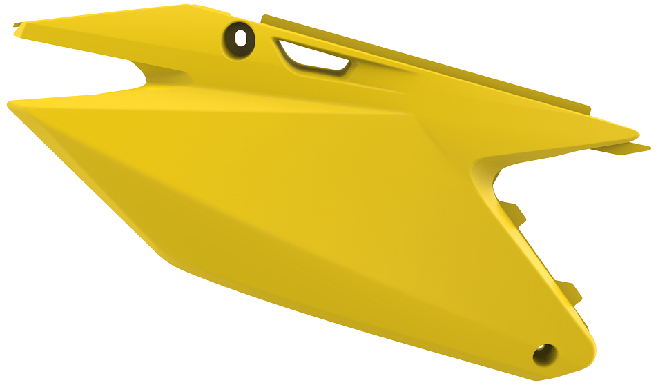 POLISPORT - KIT RESTYLING COMPLETO RM E RICAMBI SUZUKI RM 250 2001-2012 DESCRIZIONE: PORTANUMERI LATERALI PER KIT RESTYLING